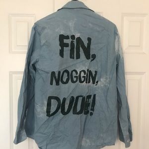 Finding Nemo Chambray Button Down Cakeworthy